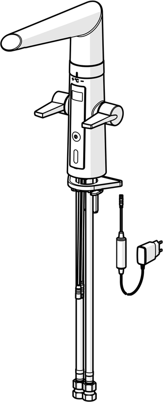 Hansa HA Küchenarm. HANSAFIT 6523 230/5 V Ausld. 193 mm chr, DN 15, Farbe chrom Bild 1