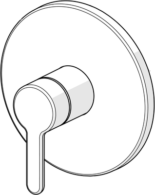 Hansa Funktionseinheit BLUEBOX Hansadesigno Style, für Einhand-UP-Brausebatt, Farbe chrom Bild 6