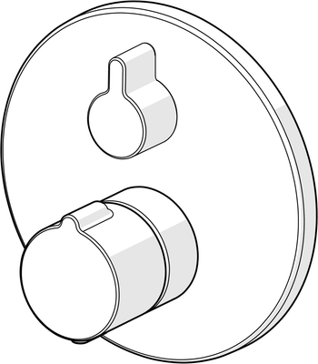 Hansa Fertigset BLUEBOX Hansahome, für UP-Wannenthermostat, mit IS, 170 mm, Farbe chrom Bild 6