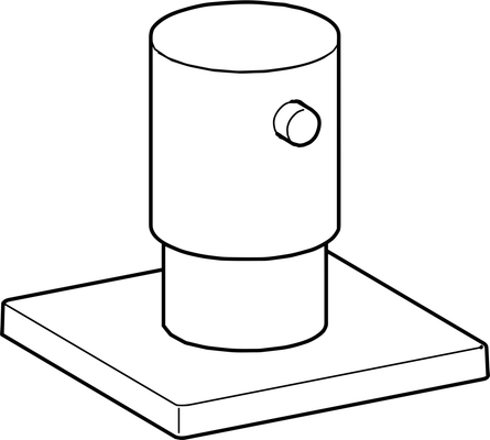 Hansa Farbset Hansadesigno NEU verchromt für Unterputz-Ventil 1/2" - 3/4", 75 x 75 x 72 mm, Farbe chrom Bild 7