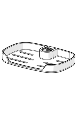 Hansa HA Seifenschale HANSAACTIVEJET 0480, Farbe transparent Bild 4