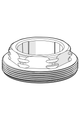 Hansa Oras Spann-Mutter M, 40 x 1 mm Bild 2