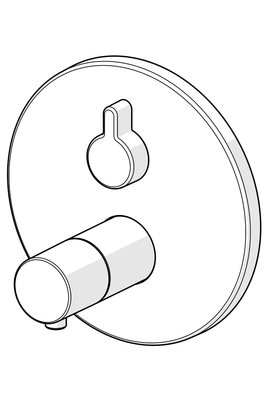 Hansa Fertigmontageset für Einhand-UP-Brause- Thrmostat-Batterie, Hansavarox, Farbe chrom Bild 7