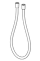 Hansa Brauseschlauch, 1750 mm, matt-schwarz, Verbundwerkstoff, Anschlussgröße G1/2 Bild 6