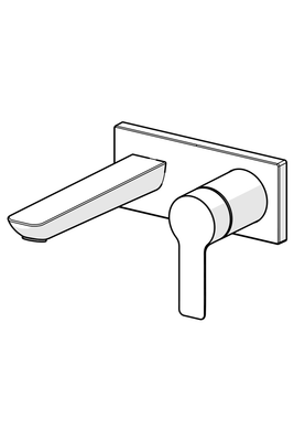 P&M Fertigset zu Einhebel-UP- Wand-Waschtischmischer, eckig, 189 mm, Farbe chrom Bild 5