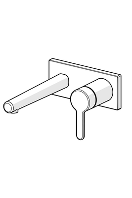 Hansa HA EHM FM-Set für WT-Batt. HANSADESIGNO Style 5109 Ros. eckig Ausld. 194 mm, DN 15, Farbe chrom Bild 8