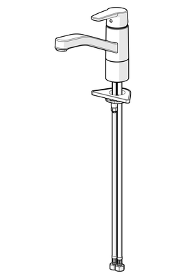 Hansa HA EHM Küchenarm. HANSAPOLO ECO 5148 Ausld. 215 mm chr 3,4 L / min, DN 15, Farbe chrom Bild 8