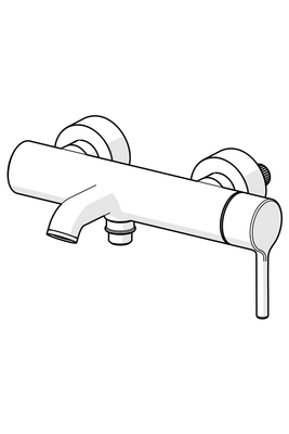 Hansa HA EHM Wafü und Brausebatt. HANSAVANTIS Style 5444 Ausld. 168 mm chr, Farbe chrom Bild 7