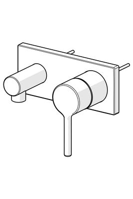 Hansa HA EHM FM-Set für Brausebatt. HANSAVANTIS Style 5481 Ros. eckig chr, Farbe chrom Bild 7