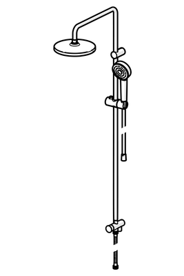 Hansa HA Kopfbrause-Set HANSABASIC 5538 1-strahlig chr, Farbe chrom Bild 7