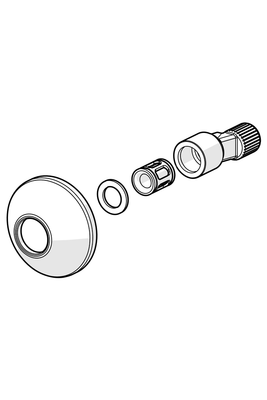 Hansa S-Anschluss komplett, 3/4" x 1/2" 904793 Bild 2