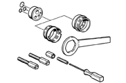 Hansa Verlängerungssatz 20 mm zu UP-Körper Hansavario, silberfarben Bild 4