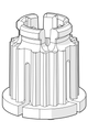 Hansa Adapter, weiß Bild 2