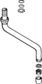 Hansa Auslauf L=200, 3/4", chrom 5911171, Farbe silberfarben Bild 2