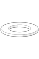 Hansa Dichtung, 43 x 37 x 3 mm Bild 2