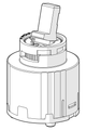 Hansa Steuerpatrone Classic 4.0, Farbe grau Bild 4