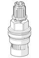 Hansa Oberteil, Anschlussgrösse 1/2", Schlüsselweite (SW) 17 Bild 2