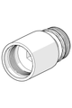 Hansa Gelenkstück M chr, 18.5 x 1 mm Bild 2