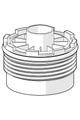 Hansa Luftsprudler M, 18.5 x 1 mm Bild 2