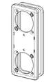 Hansa Deckplatte Halter Bild 2