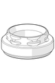 Hansa Gegenmutter M, SW24, 32 x 1 mm Bild 2