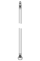 Hansa Anschlussschlauch L=550, M, 3/8", 8 x 1 mm Bild 2