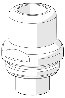 Hansa Kunststoffadapter Bild 2