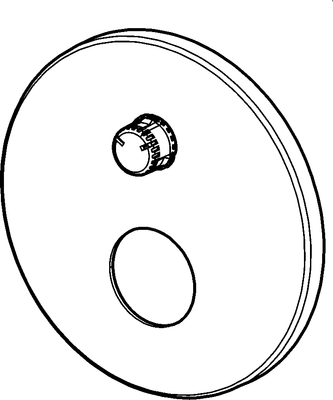 Hansa Rosette d 170 mm, Farbe silberfarben Bild 2