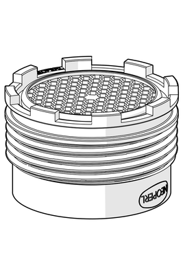 Hansa Luftsprudler M18.5 x 1, 25.2 l/min, Aussengewinde, Farbe silberfarben Bild 2
