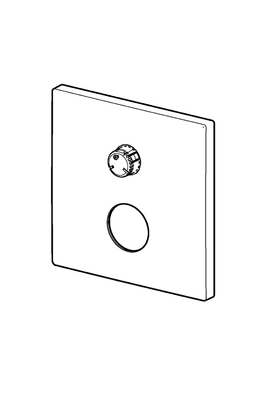 Hansa Rossette, 150 x 150 mm, Farbe silberfarben Bild 2