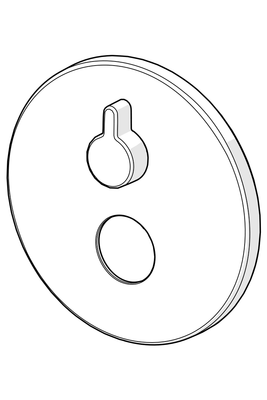 Hansa Rossette, d:170 mm, Farbe silberfarben Bild 2