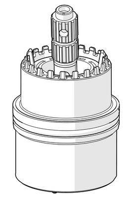 Hansa Kartusche, ø 4.0 Steuerpatrone, mit keramischen Dichtscheiben Bild 4