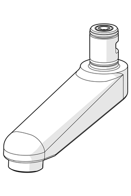 Hansa Auslauf L=96 (2019-) Ausld. 96 mm chr Bild 4