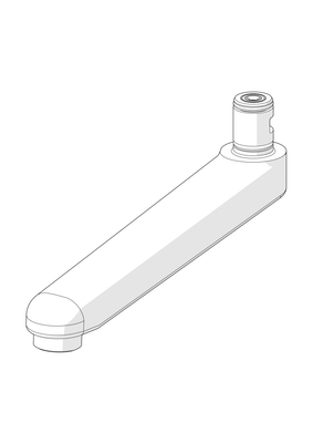 Hansa Auslauf L=170 (2019-) Ausld. 170 mm chr Bild 4