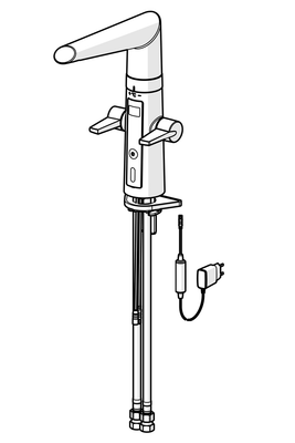 Hansa HA Küchenarm. HANSAFIT 6523 230/5 V Ausld. 193 mm chr, DN 15, Farbe chrom Bild 8