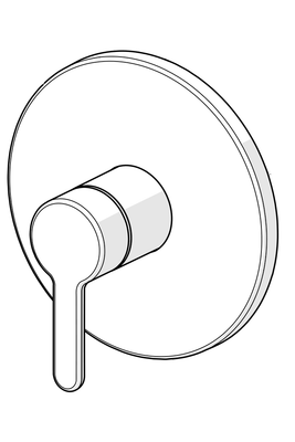 Hansa Funktionseinheit BLUEBOX Hansadesigno Style, für Einhand-UP-Brausebatt, Farbe chrom Bild 7