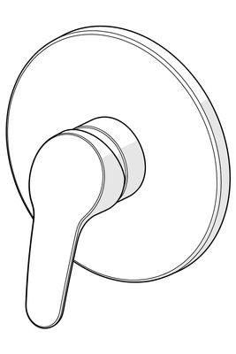 Hansa Funktionseinheit BLUEBOX Hansamix für Einhand-Unterputz-Brausebatterie, 170 mm, Farbe chrom Bild 7