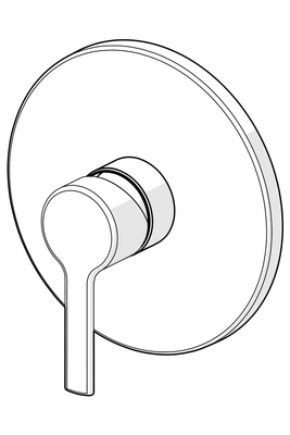 Hansa Funktionseinheit BLUEBOX Hansaronda für Einhand-Unterputz-Brausebatterie, 170 mm, Farbe chrom Bild 7
