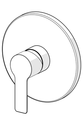 Hansa Funktionseinheit BLUEBOX Hansaligna für Einhand-Unterputz-Brausebatterie, 170 mm, Farbe chrom Bild 7