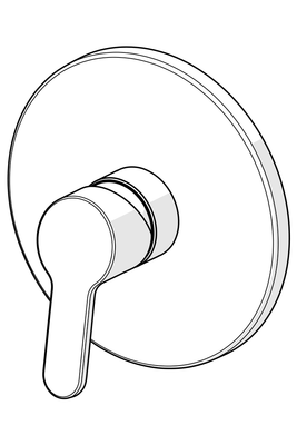 Hansa Funktionseinheit BLUEBOX Hansaprimo für Einhand-Unterputz-Brausebatterie, 170 mm, Farbe chrom Bild 7