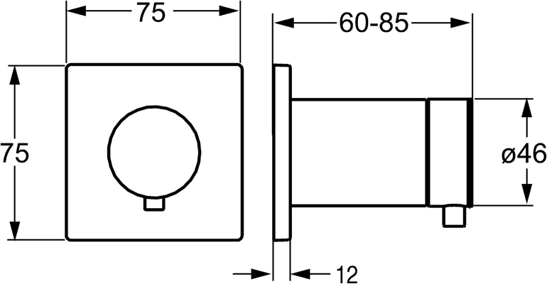 Hansa Farbset Hansadesigno NEU verchromt für Mehrwegeumstellung, Farbe chrom Bild 5