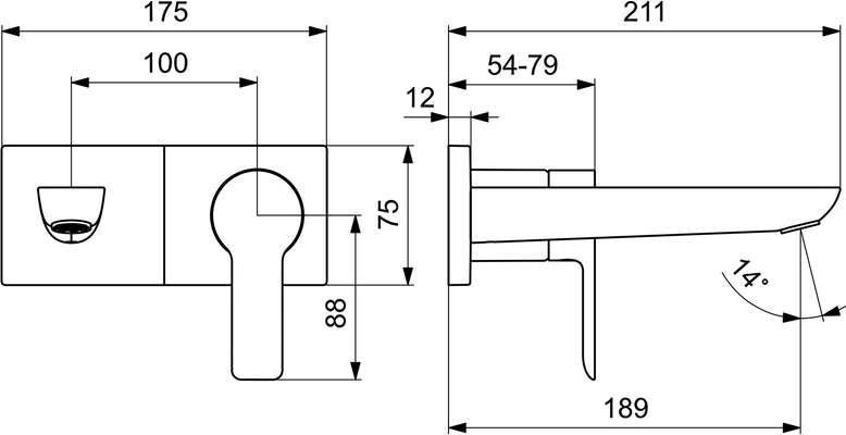 Hansa HA EHM FM-Set für WT-Batt. HANSALIGNA 4489 Ros. eckig Ausld. 190 mm chr, DN 15, Farbe chrom Bild 5