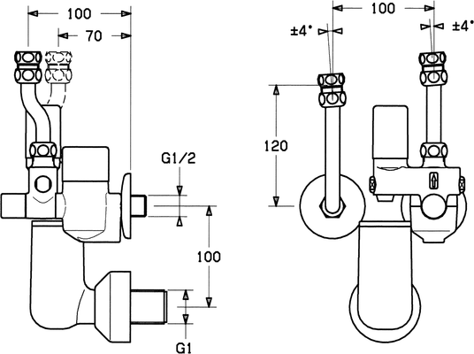 Hansa Sicherheitsgruppe für druckfeste Warmwasserbereiter, mit Druckminderer 4bar Bild 5