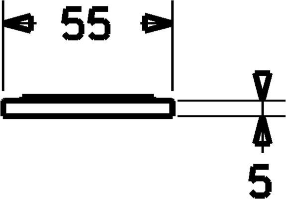Hansa X-Plate, für Waschtischarmaturen HansaLiving, Farbe silberfarben Bild 4