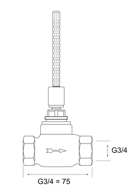 Hansa UP-Teile mit Keramikscheiben für Unterputz-Ventil 3/4" Bild 6