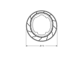 Hansa Verlängerungssatz 12 mm, Farbe silberfarben Bild 5