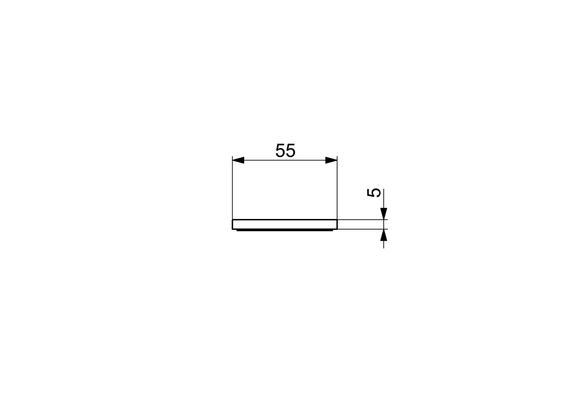 Hansa HA Ros. HANSALIVING chr, 55 x 55 mm Bild 5