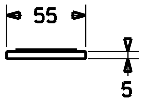 Hansa X-Plate, für Waschtischarmaturen HansaLiving, Farbe silberfarben Bild 5