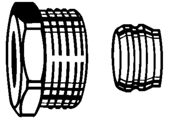 Heimeier Klemmverschraubung 1/2" x 12 mm, Farbe silberfarben Bild 2