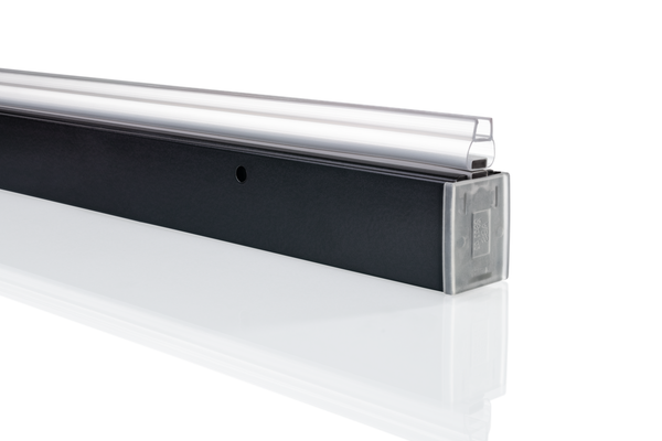 Hüppe HP ZUB Ergaenzungss. Nische Design, Mass. L: bis 2000 - Black Edition, Farbe schwarz Bild 2